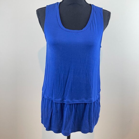 Lord & Taylor Royal Blue Top Size S/P - Picture 1 of 8